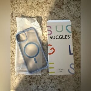 SUCGLES NEW iPhone 14 Blue Phone Case